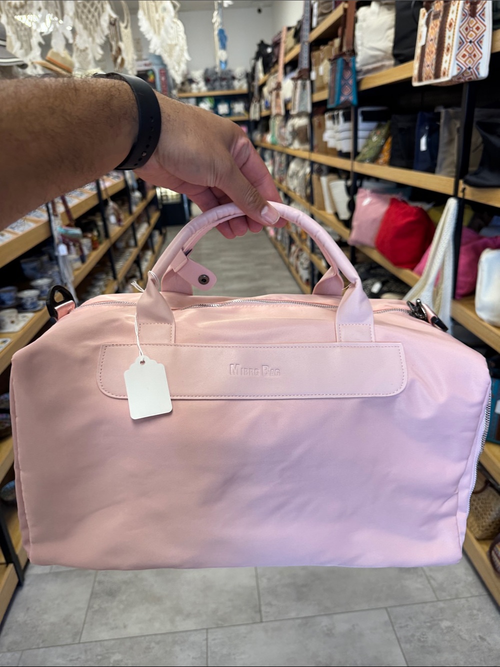 Women's Pink Carryall Tote
